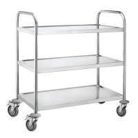 China supplier stainless steel kitchen food trolley cart for hospital and restaurant