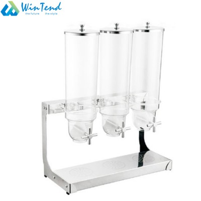 Restaurant equipment plastic candy and cereal dispenser bottle