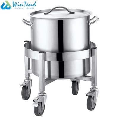 2017 Hot saling stockpot food transport trolleys with wheels